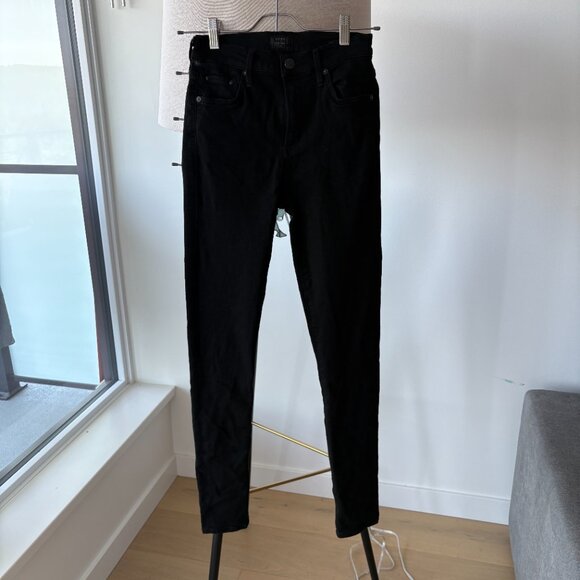 Citizens of Humanity Rocket High Rise Skinny Jeans-Black Colour - Picture 5 of 5